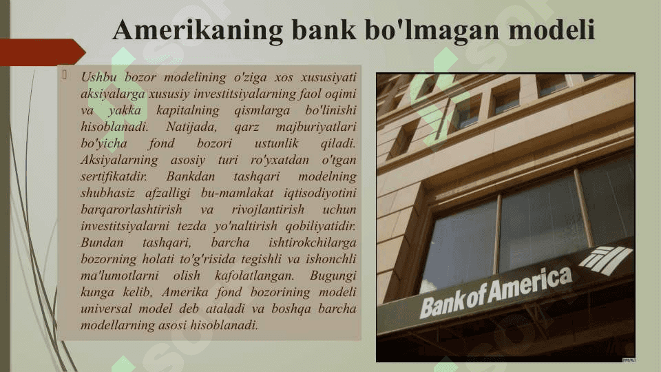 Xalqaro qimmatli qog'ozlar bozori nima 8