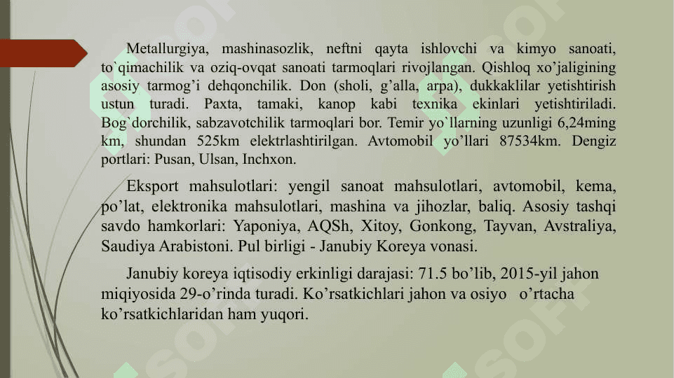 Janubiy Koreyada kichik biznes va tadbirkorlik 7