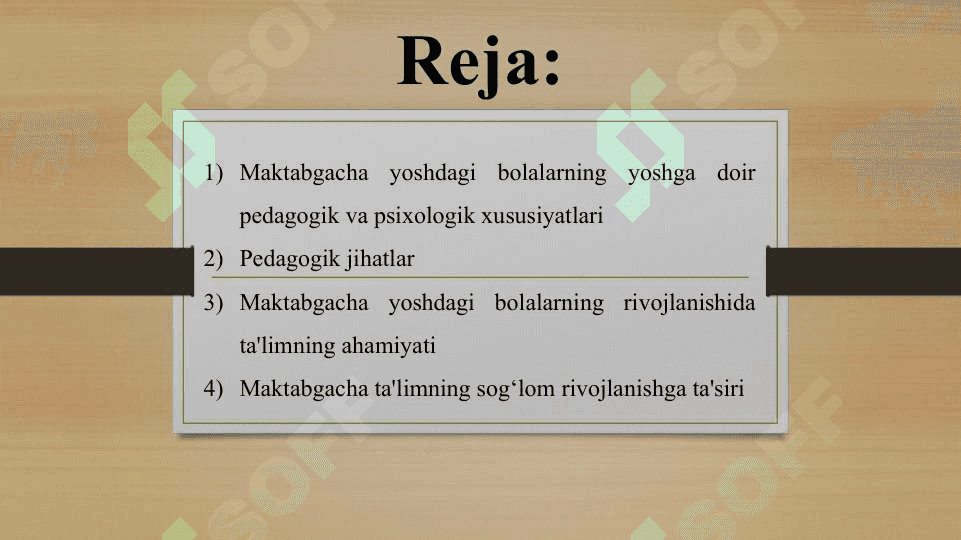 Maktabgacha yoshdagi bolalarning rovojlanishi va taʼlim tarbiyasining oʻziga xosligi 2