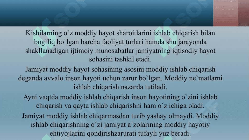 Jamiyatning iqtisodiy hayoti 4