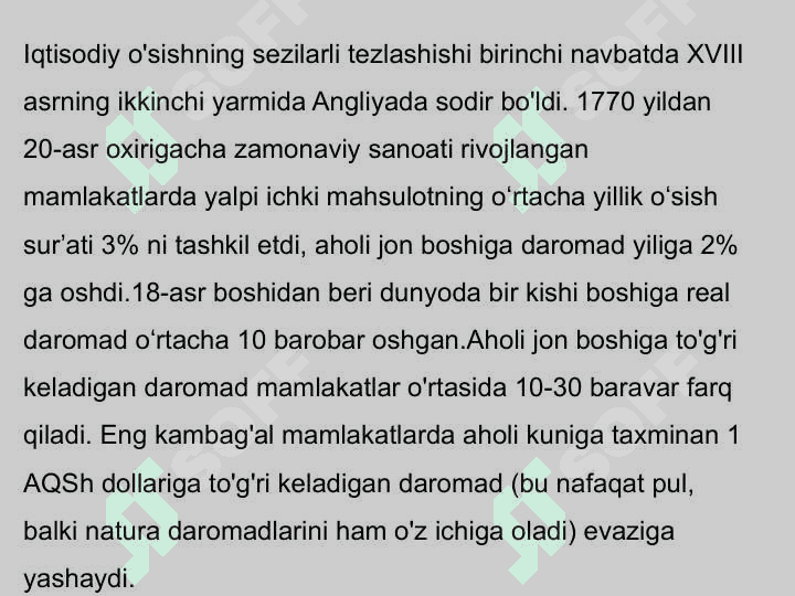 Iqtisodiy o‘sish va inson taraqqiyoti konsepsiyasi. 3