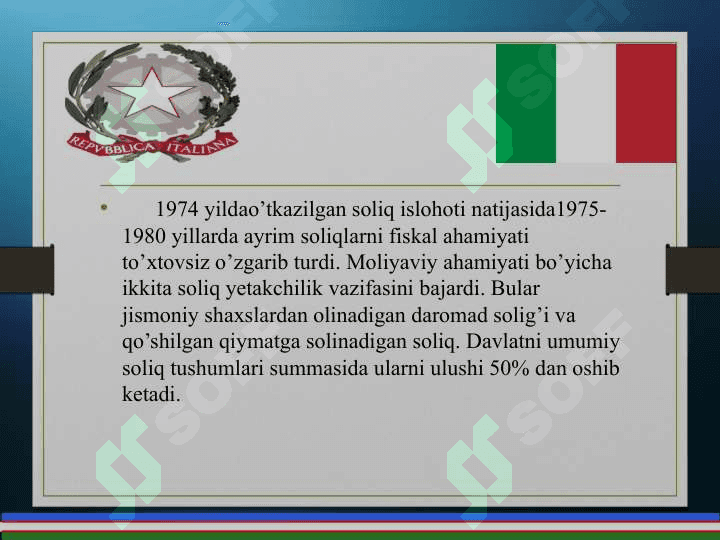 Italiya davlati haqida. 4