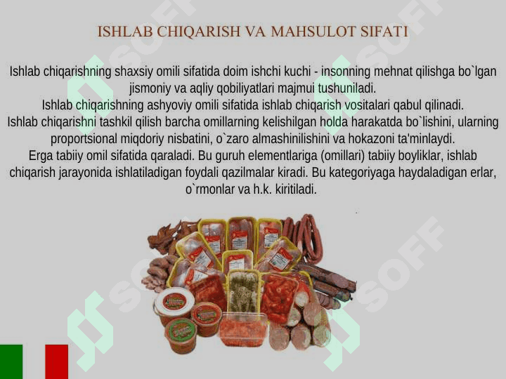 Ishlab chiqarish va mahsulot sifati 4