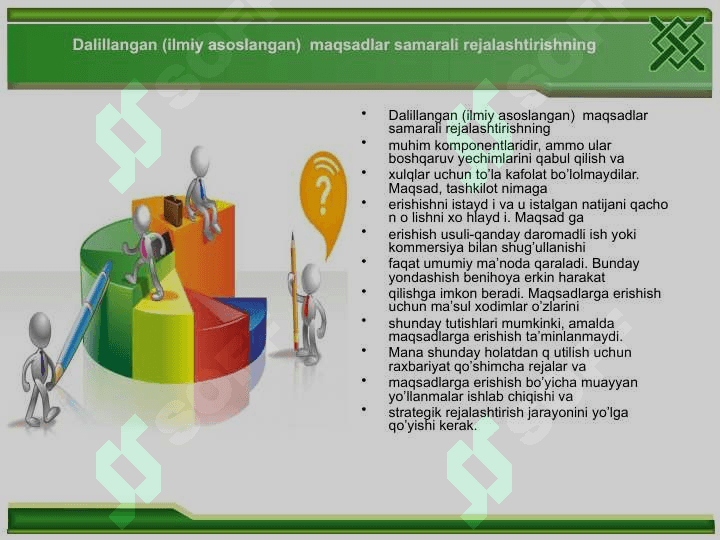 Strategik rejalashtirish modellari. 3
