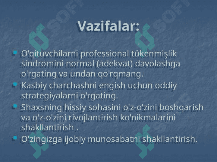 Professional charchash sindromidan qanday qochish kerak? 3