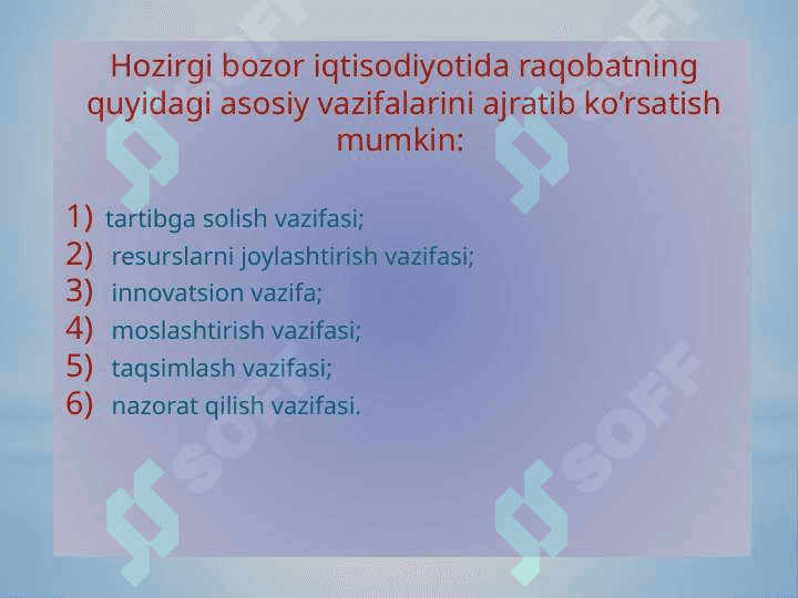 Raqobatning mohiyati va ob’yektiv asoslari 8