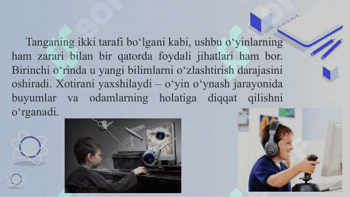 Virtual o‘yinlarning yoshlar ongiga ta`siri 4