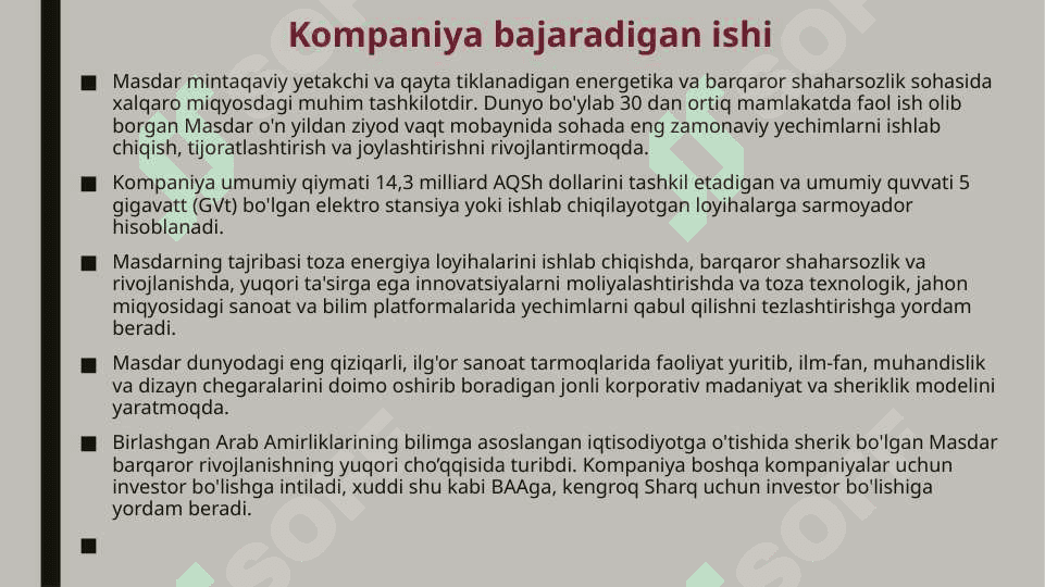 Masdar kompaniyasi 3
