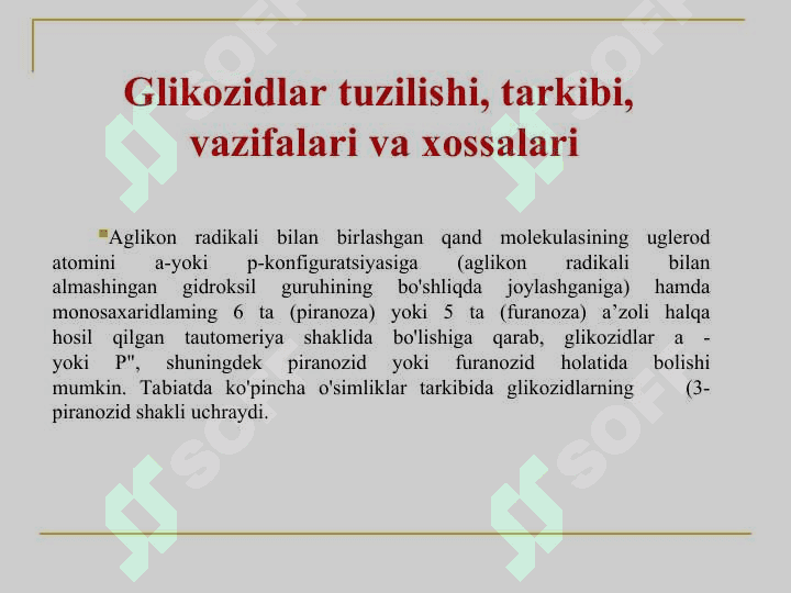 GLIKOZIDLAR 8