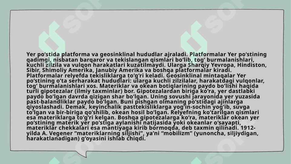 Litosfera va uning harakatlari 3