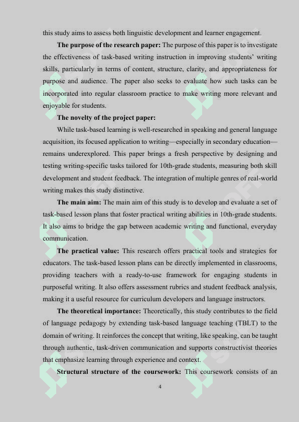Task-based approach in teaching writing skills 10th grades 4