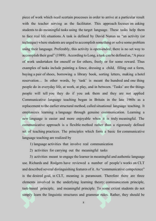Task-based approach in teaching writing skills 10th grades 8