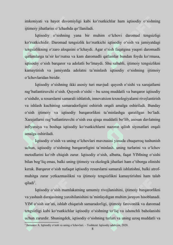 Makroiqtisodiyot, uning maqsadlari va vazifalari 8