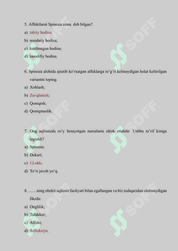 Psixologiyadan test 2