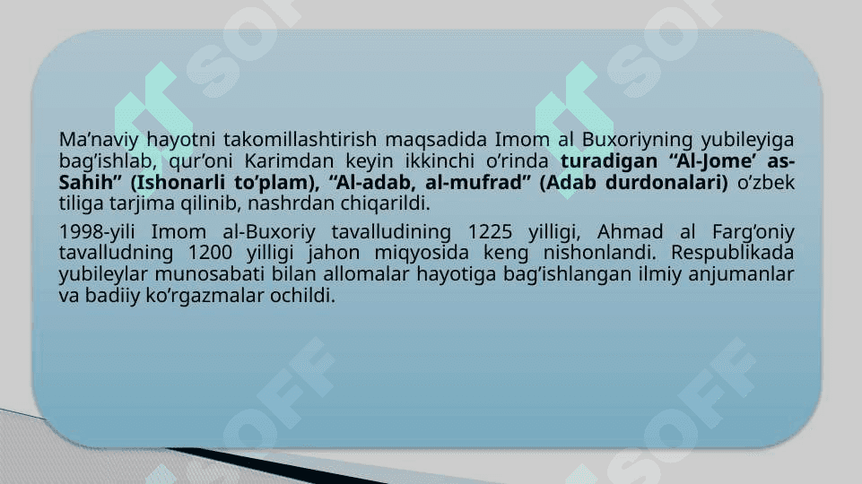 MA’NAVIY VA MADANIY TARAQQIYOT, TA’LIM, ILM-FAN VA SPORT SOHASIDAGI ISLOHOTLAR 7