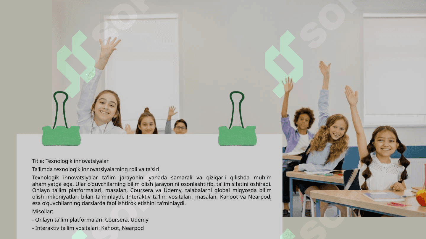 Pedagogik faoliyat tamoyillari 5