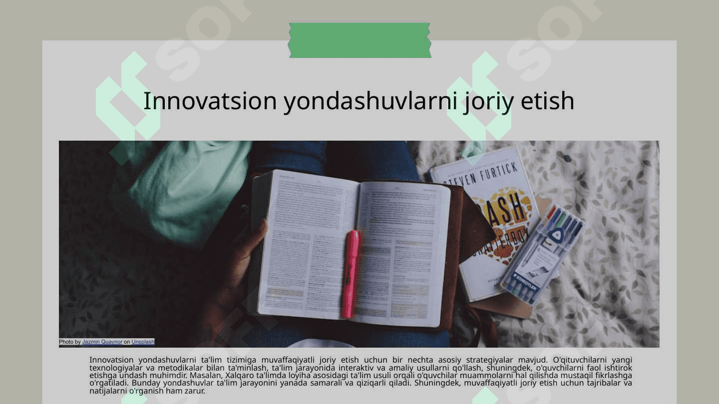 Pedagogik faoliyat tamoyillari 8