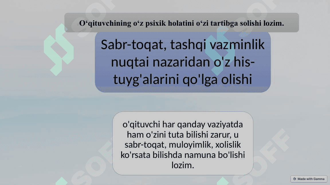 O‘QITUVCHI KASBIY FAOLIYATIDA PEDAGOGIK NIZOLAR VA ZIDDIYATLAR 7