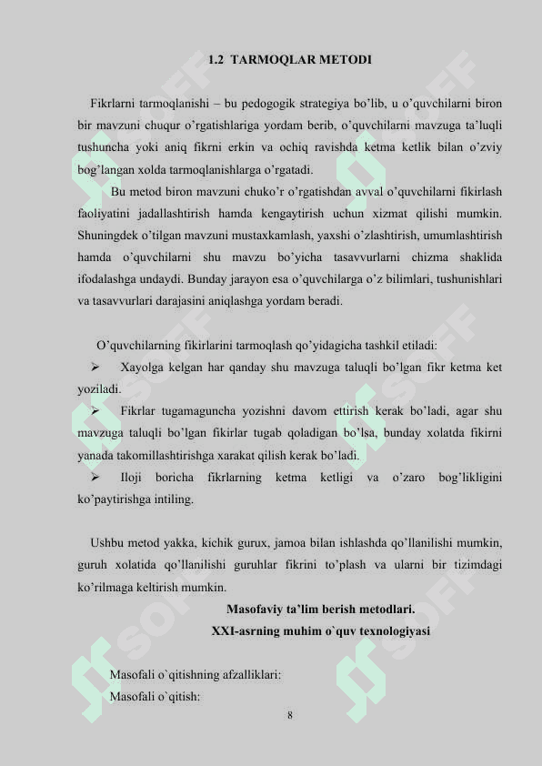 informatika darslarida o'yinli texnologiyadan foydalanish 8