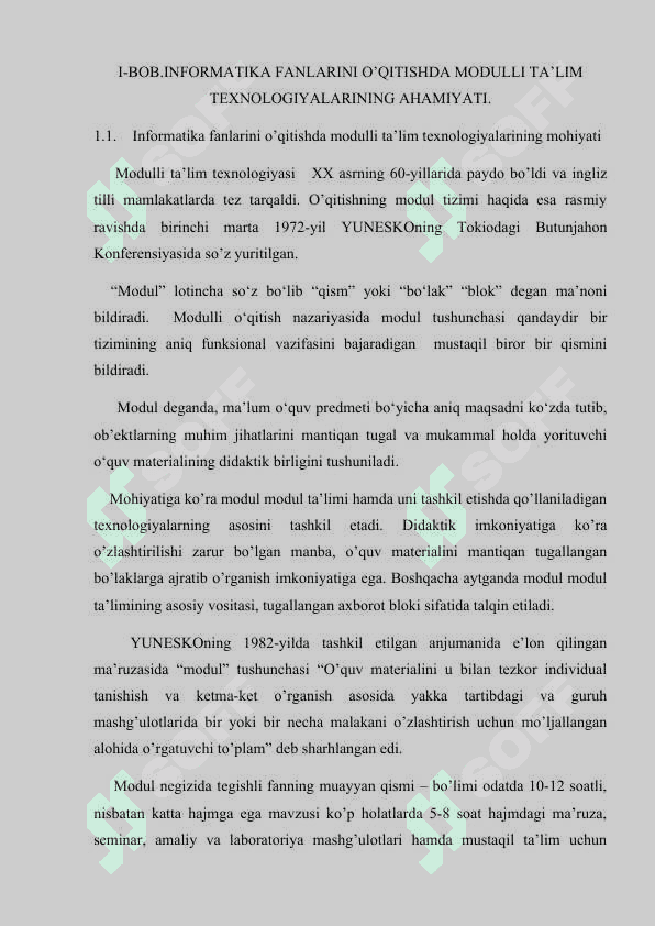 INFORMATIKA FANLARINI O’QITISHDA MODULLI TA’LIM TEXNOLOGIYALARINING AHAMIYATI 4