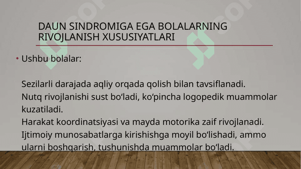 Daun sindromi bilan tug‘ilgan bolalar bilan olib boriladigan korrektsion-pedagogik ishlar 3