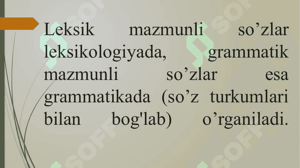 Leksema va uning til qurilishidagi maqomi 7