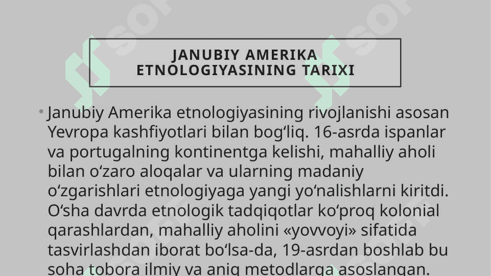 Janubiy Amerika 2