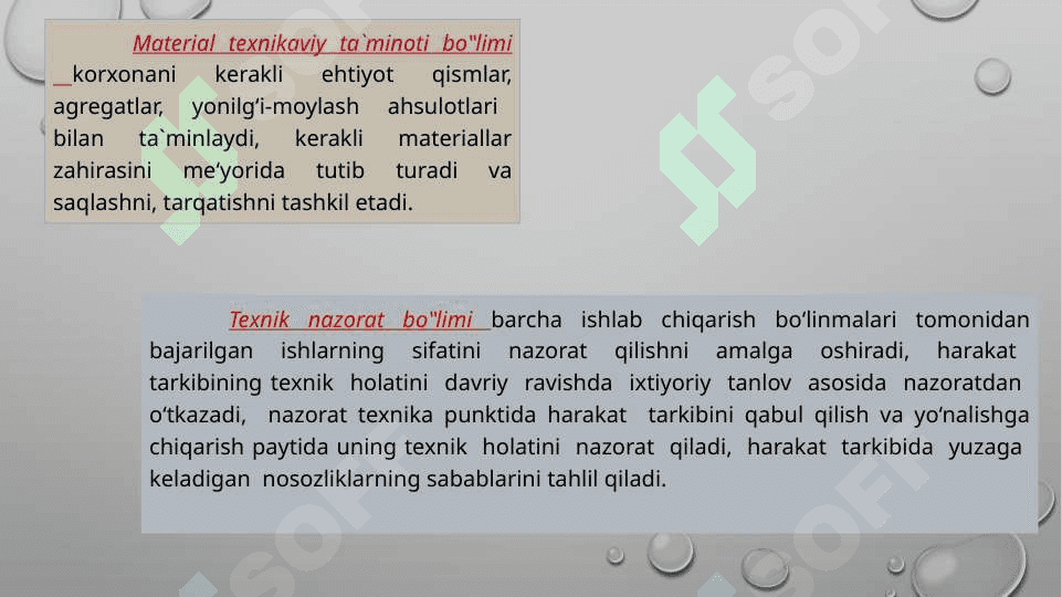 TEXNIK TIZIMLARNING ISHLAB CHIQARISH TARKIBLARI VA ULARGA TA’SIR ETUVCHI OMILLAR 5