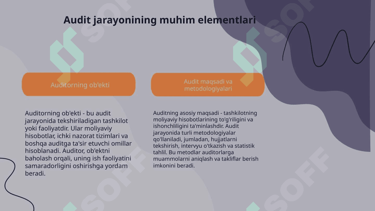 Boshqa tarmoqlarda audit qishloq xoʻjaligi korxonalarida audit oʻtkazishni tashkil etish bosqichlari va audit amallari 7