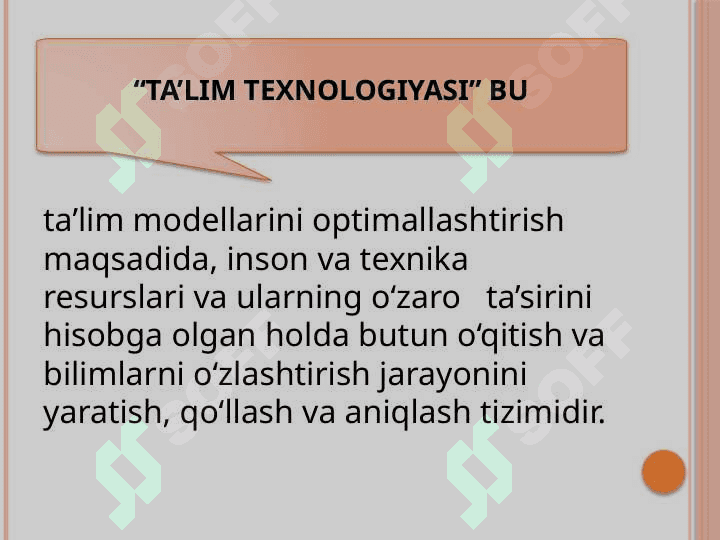 Rivojlantiruvchi ta’lim texnologiyalari. 3