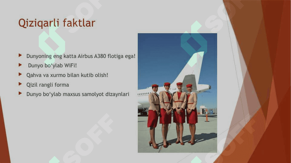 Emirates – Dunyoning Yetakchi Aviabrendi 4