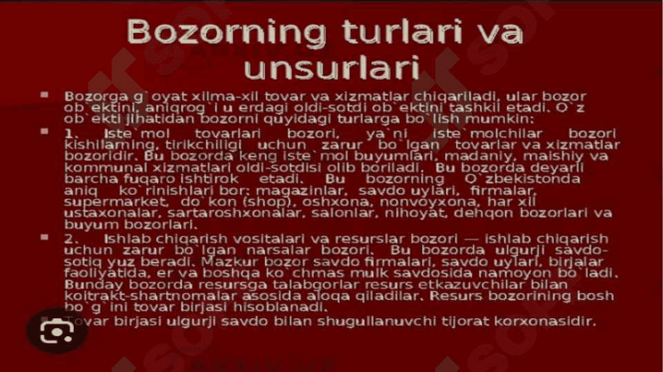 Bozor muvozanati 4