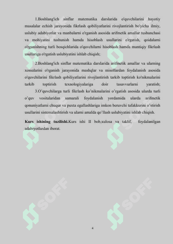 Boshlang’ich sinf matematika darslarida testlardan foydalanish 4