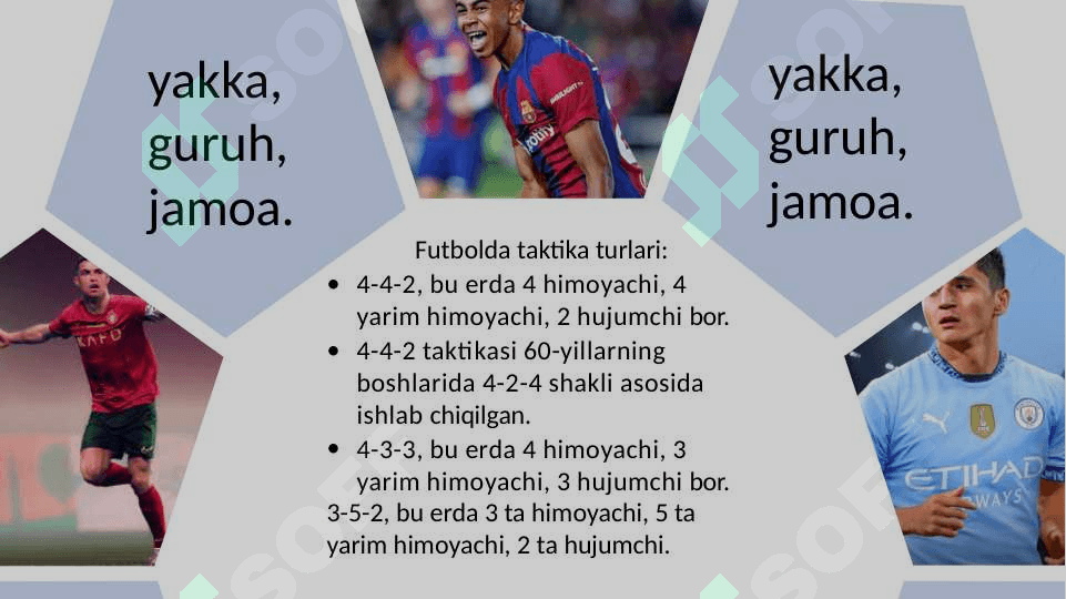 Futbol sport o’yini texnikasini o’rgatish. 8