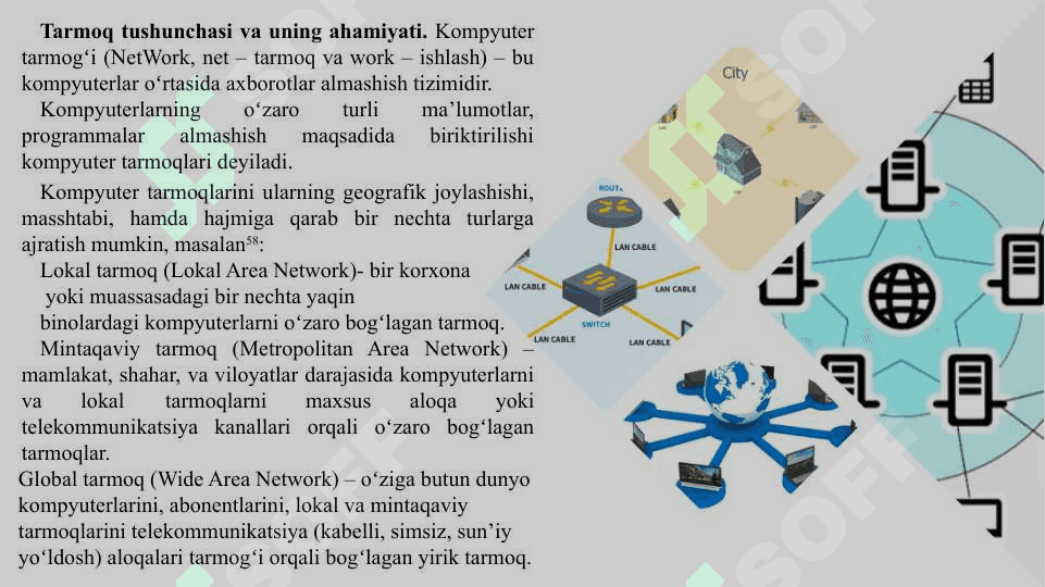 KOMPYUTER TARMOQLARI VA INTERNET TEXNOLOGIYALARI. AXBOROT XAVFSIZLIGI 5