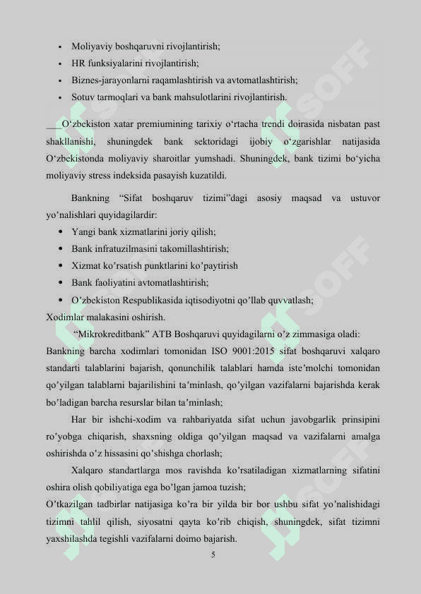 Mikrokreditbank bank amaliyot hisoboti 5