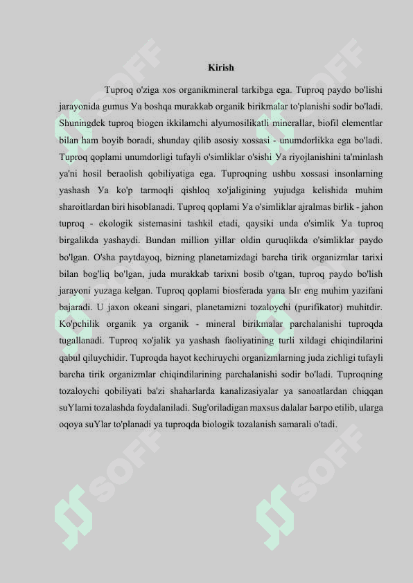 Tuproqdagi karbonat kalsiy tizimi 3