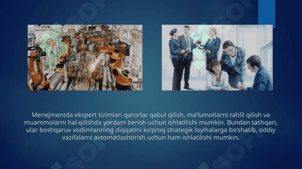 EKSPERT TIZMLARINI BOSHQARUVDAGI O’RNI VA ULARNI IQTISODIYOT TARMOQLARIDA QO’LLASH 4