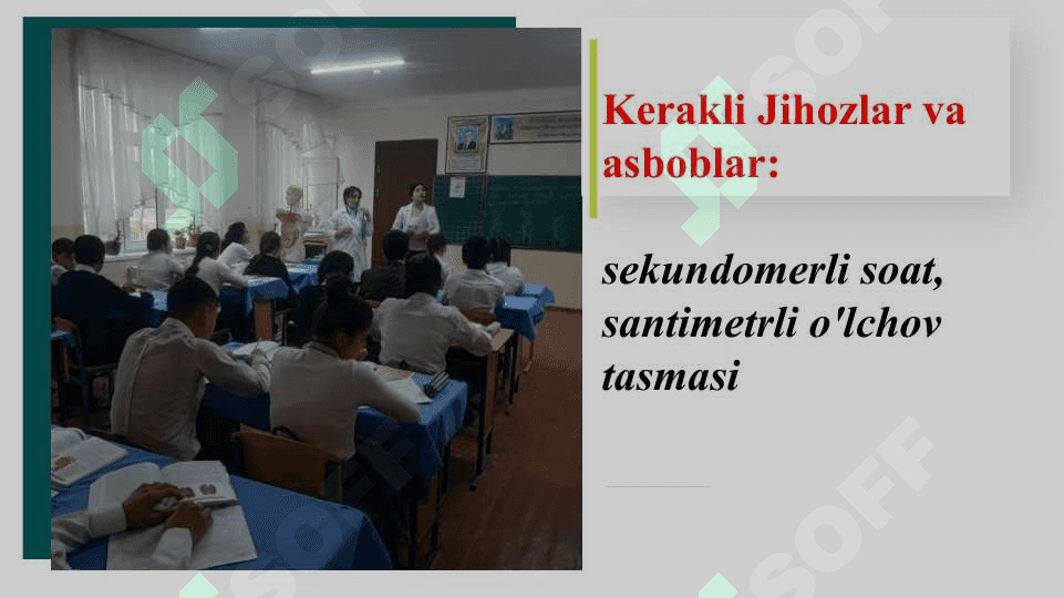 Nafas olishda ko‘krak qafasining harakatini kuzatish 2