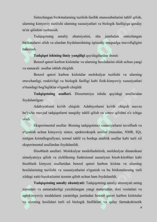 BENZOL QATORI KARBON KISLOTALAR HAQIDA ASOSIY MA’LUMOT 4
