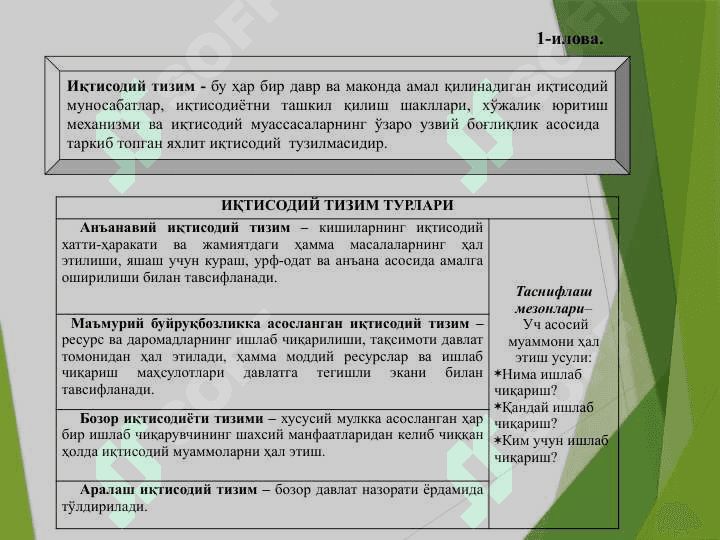 Ижтимоий-иқтисодий тизимлар ва мулкчилик муносабатлари 3