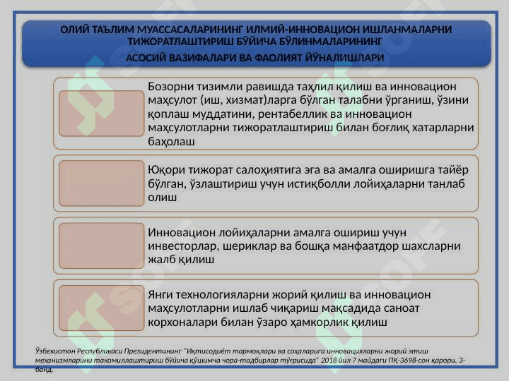 Илмий-инновацион ишланмаларни тижоратлаштириш 8