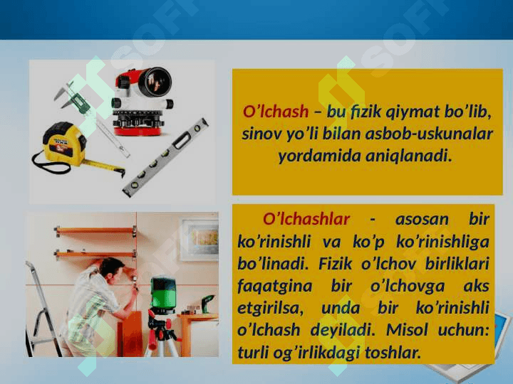 O’lchash vositalari va ularning asosiy mеtrologik tavsiflari 3