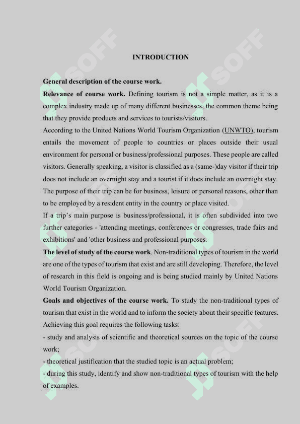 TYPES OF NON-TRADITIONAL TOURISM IN THE WORLD 3