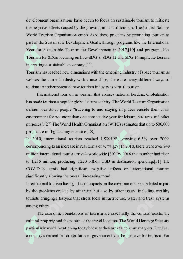 TYPES OF NON-TRADITIONAL TOURISM IN THE WORLD 6