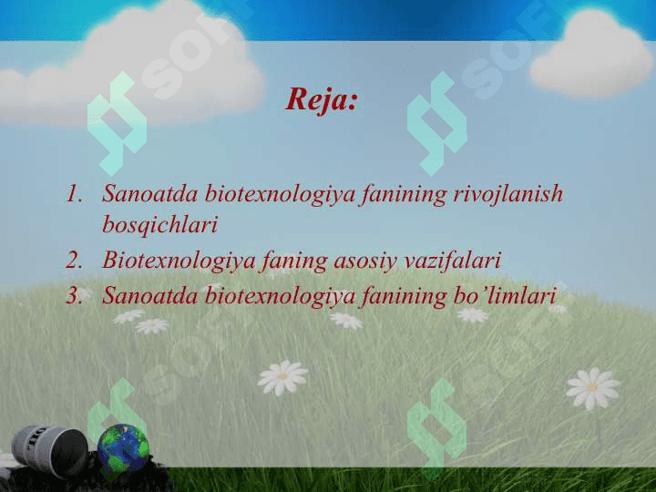Sanoatda biotexnologiya 2