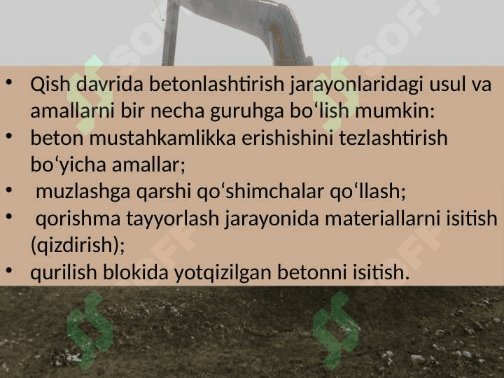 Ekstremal (Issiq va sovuq) iqlim  sharoitida beton ishlarini bajarish xususiyatlari 7