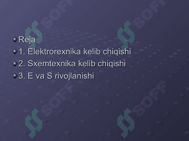 ELEKTROTEXNIKA VA SXEMOTEXNIKA FANI 2