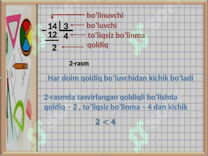 QOLDIQLI BO’LISH 4