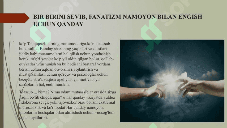 Diniy fanatizm asoslari va manbalari 8